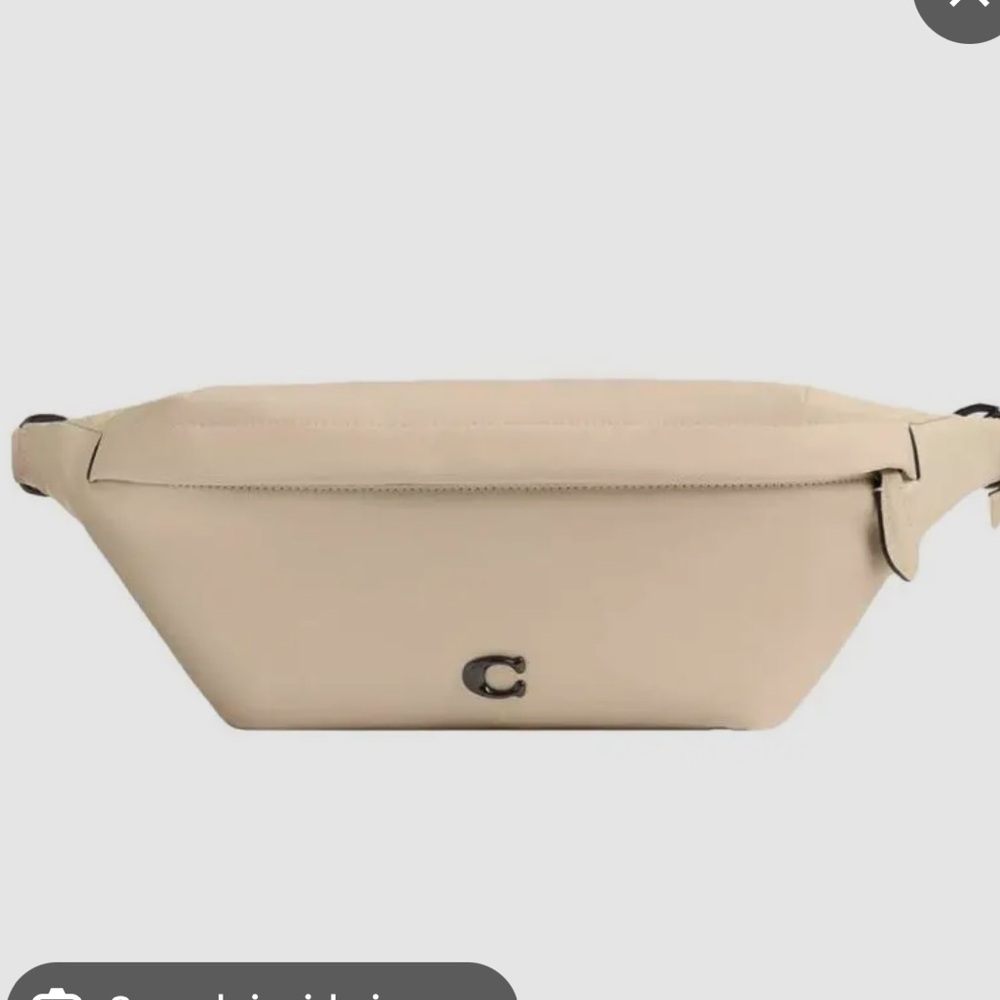 NWOT Coach Ivory Crossbody / Belt Bag in Ivory